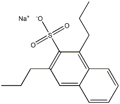 1,3-Dipropyl-2-naphthalenesulfonic acid sodium salt Structure