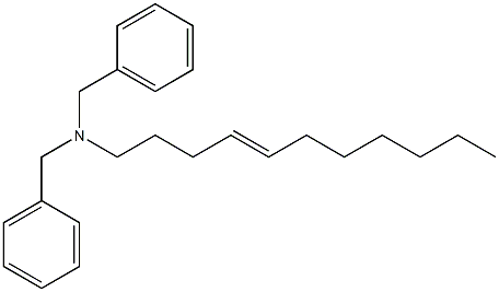(4-Undecenyl)dibenzylamine Structure