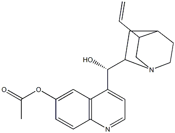 (9S)-Cinchonan-9,6'-diol 6'-acetate Struktur
