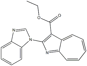 2-(1H-Benzimidazol-1-yl)cyclohepta[b]pyrrole-3-carboxylic acid ethyl ester