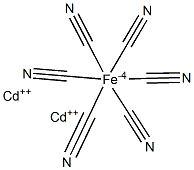 Cadmium hexacyanoferrate(II) Structure