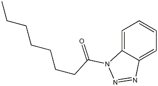 1-Octanoyl-1H-benzotriazole 结构式