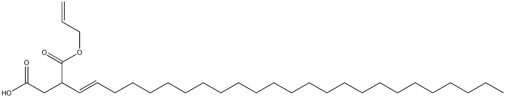 3-(1-Pentacosenyl)succinic acid 1-hydrogen 4-allyl ester Struktur