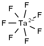 Heptafluorotantalate (V) 结构式