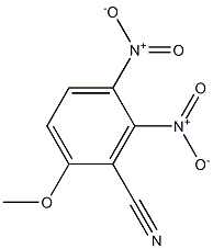 2-Methoxy-5,6-dinitrobenzonitrile Structure