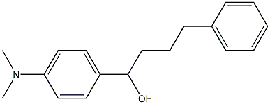 1-[4-(Dimethylamino)phenyl]-4-phenyl-1-butanol Struktur