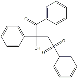 1,2-Diphenyl-2-hydroxy-3-(phenylsulfonyl)-1-propanone