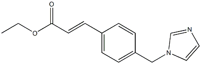 (E)-3-[p-(1H-Imidazol-1-ylmethyl)phenyl]acrylic acid ethyl ester|