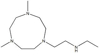 1,7-Dimethyl-4-[2-(ethylamino)ethyl]-1,4,7-triazacyclononane 结构式