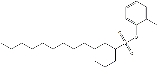 4-Pentadecanesulfonic acid 2-methylphenyl ester