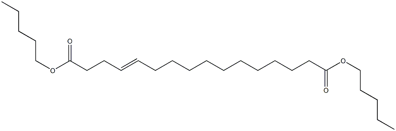 4-Hexadecenedioic acid dipentyl ester 结构式