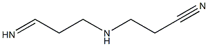 3-[(3-Iminopropyl)amino]propiononitrile Struktur