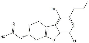 2-[(3R)-(6-Chloro-9-hydroxy-8-propyl-1,2,3,4-tetrahydrodibenzofuran)-3-yl]acetic acid