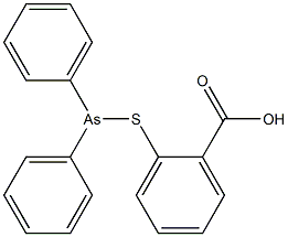 o-[(Diphenylarsino)thio]benzoic acid