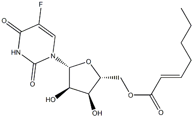 5'-O-(2-Heptenoyl)-5-fluorouridine