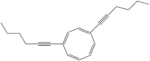  1,4-Bis(1-hexynyl)cycloocta-1,3,5,7-tetrene