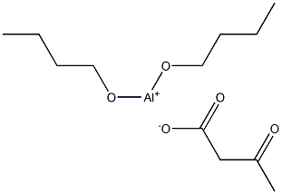 Acetoacetic acid dibutoxyaluminum salt Structure
