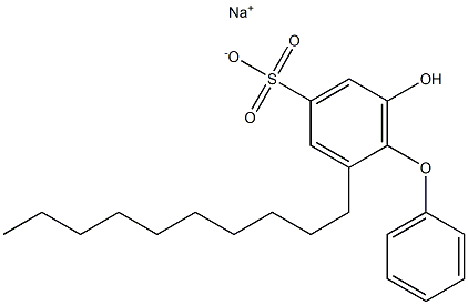 6-Hydroxy-2-decyl[oxybisbenzene]-4-sulfonic acid sodium salt
