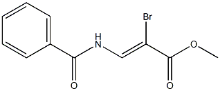 (Z)-2-Bromo-3-(benzoylamino)propenoic acid methyl ester