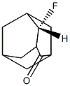 (4S)-4-Fluoroadamantane-2-one Structure