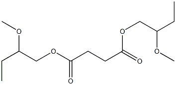 ブタン二酸ビス(2-メトキシブチル) 化学構造式