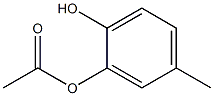 Acetic acid 2-hydroxy-5-methylphenyl ester Struktur