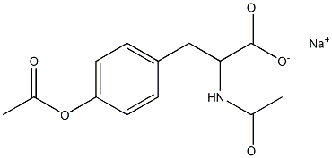 3-(4-Acetoxyphenyl)-2-acetylaminopropionic acid sodium salt