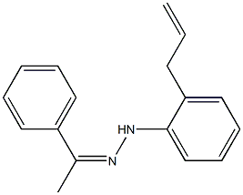 (Z)-Acetophenone (2-allylphenyl)hydrazone Structure