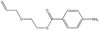 p-Aminobenzoic acid 2-allyloxyethyl ester Structure