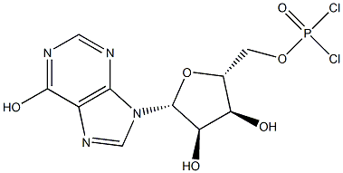 Inosine 5'-dichlorophosphinic acid Structure