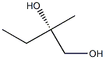 [S,(-)]-2-Methyl-1,2-butanediol 结构式