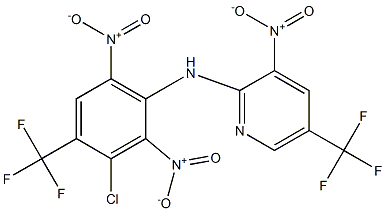 5-Trifluoromethyl-3-nitro-N-(3-chloro-4-trifluoromethyl-2,6-dinitrophenyl)pyridin-2-amine