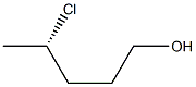 [S,(+)]-4-Chloro-1-pentanol 结构式
