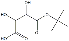 L-酒石酸水素1-tert-ブチル 化学構造式