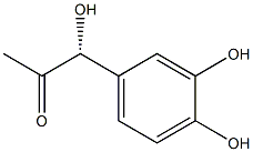 [R,(-)]-1-(3,4-Dihydroxyphenyl)-1-hydroxy-2-propanone Structure