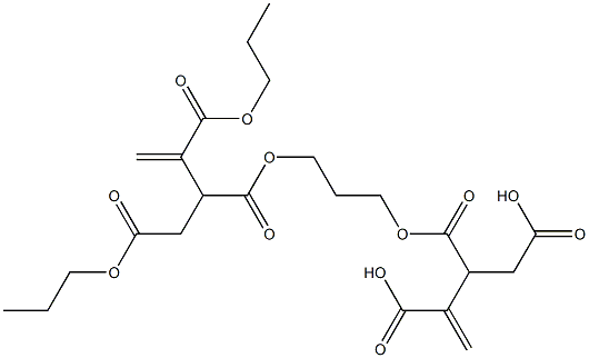 3,3'-[1,3-Propanediylbis(oxycarbonyl)]bis(1-butene-2,4-dicarboxylic acid dipropyl) ester|
