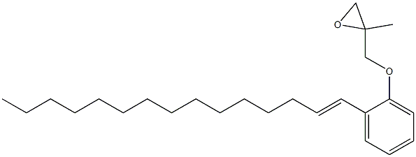 2-(1-Pentadecenyl)phenyl 2-methylglycidyl ether Structure