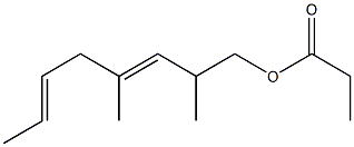 Propionic acid 2,4-dimethyl-3,6-octadienyl ester