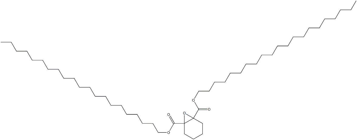 7-Oxabicyclo[4.1.0]heptane-1,6-dicarboxylic acid dihenicosyl ester Struktur