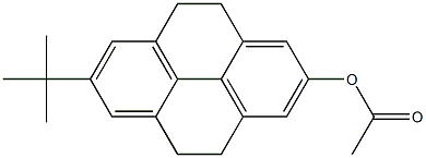 2-Acetoxy-7-tert-butyl-4,5,9,10-tetrahydropyrene Structure