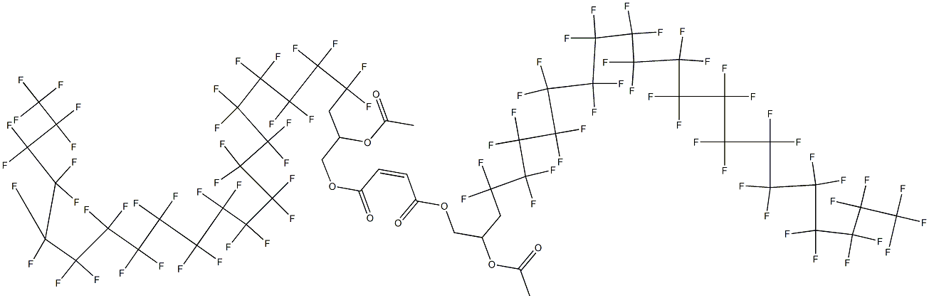 Maleic acid bis(2-acetyloxy-4,4,5,5,6,6,7,7,8,8,9,9,10,10,11,11,12,12,13,13,14,14,15,15,16,16,17,17,18,18,19,19,20,20,21,21,22,22,23,23,23-hentetracontafluorotricosyl) ester|