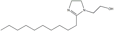2-Decyl-2-imidazoline-1-ethanol Structure