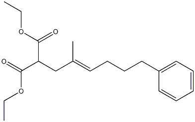 [(E)-2-Methyl-6-phenyl-2-hexenyl]malonic acid diethyl ester