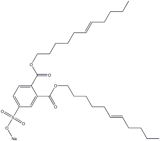 4-(Sodiosulfo)phthalic acid di(6-undecenyl) ester