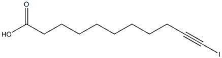 11-ヨード-10-ウンデシン酸 化学構造式