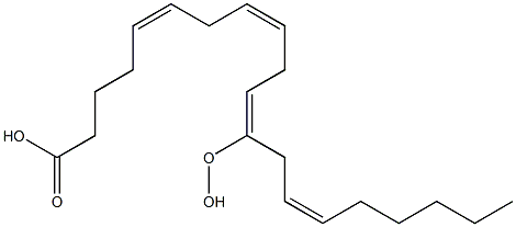 (5Z,8Z,11E,14Z)-12-Hydroperoxy-5,8,11,14-icosatetraenoic acid Structure