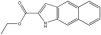 1H-Benz[f]indole-2-carboxylic acid ethyl ester Structure
