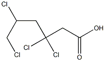 3,3,5,6-Tetrachlorocaproic acid Structure