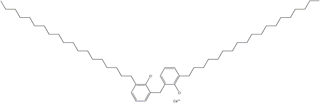 Calcium 2,2'-methylenebis(6-nonadecylphenoxide) Struktur