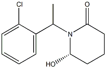 1-[(S)-1-(2-Chlorophenyl)ethyl]-6-hydroxypiperidin-2-one Structure